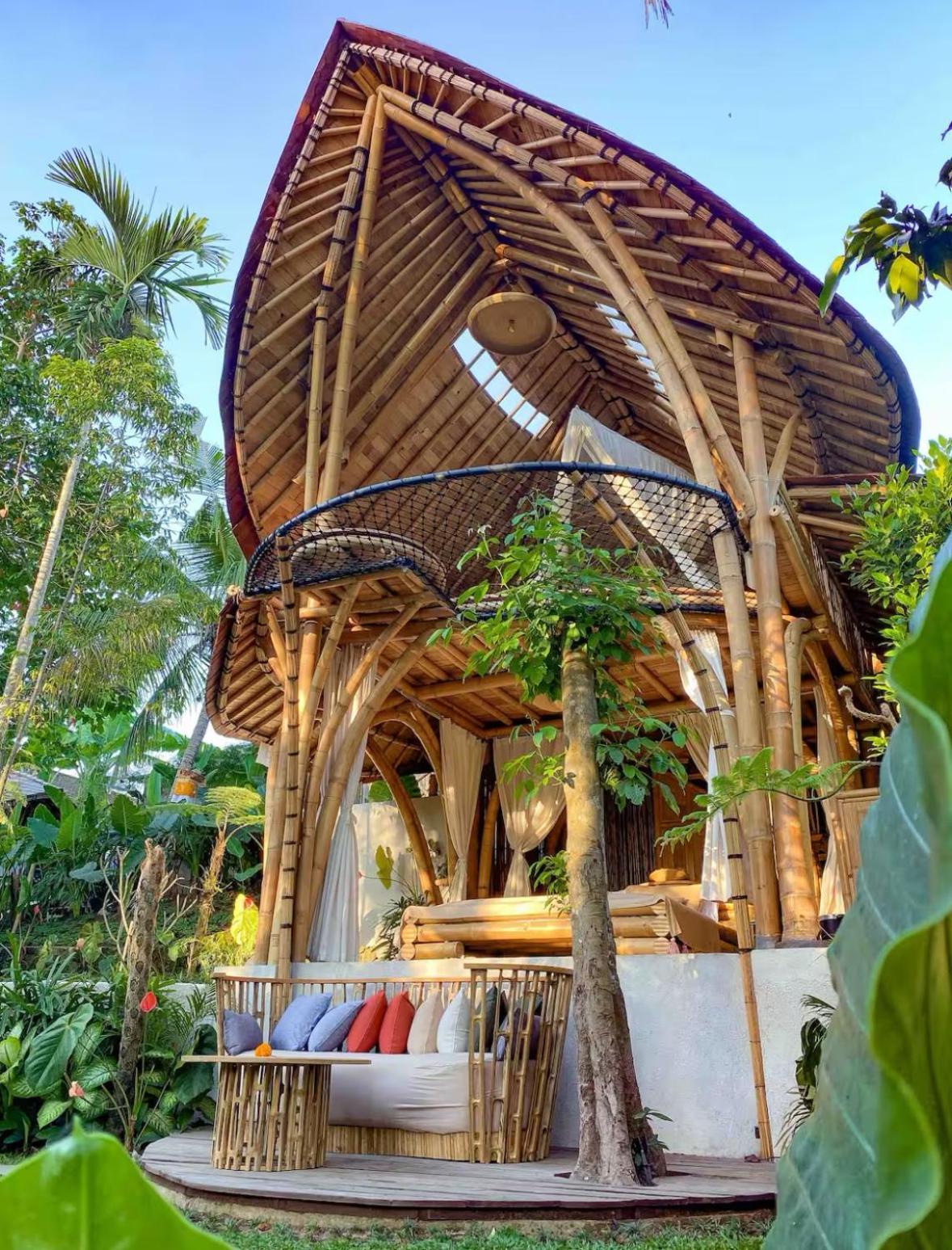 Wahem Eco Bamboo - Magical Bamboo House Ubud Bali 빌라 외부 사진