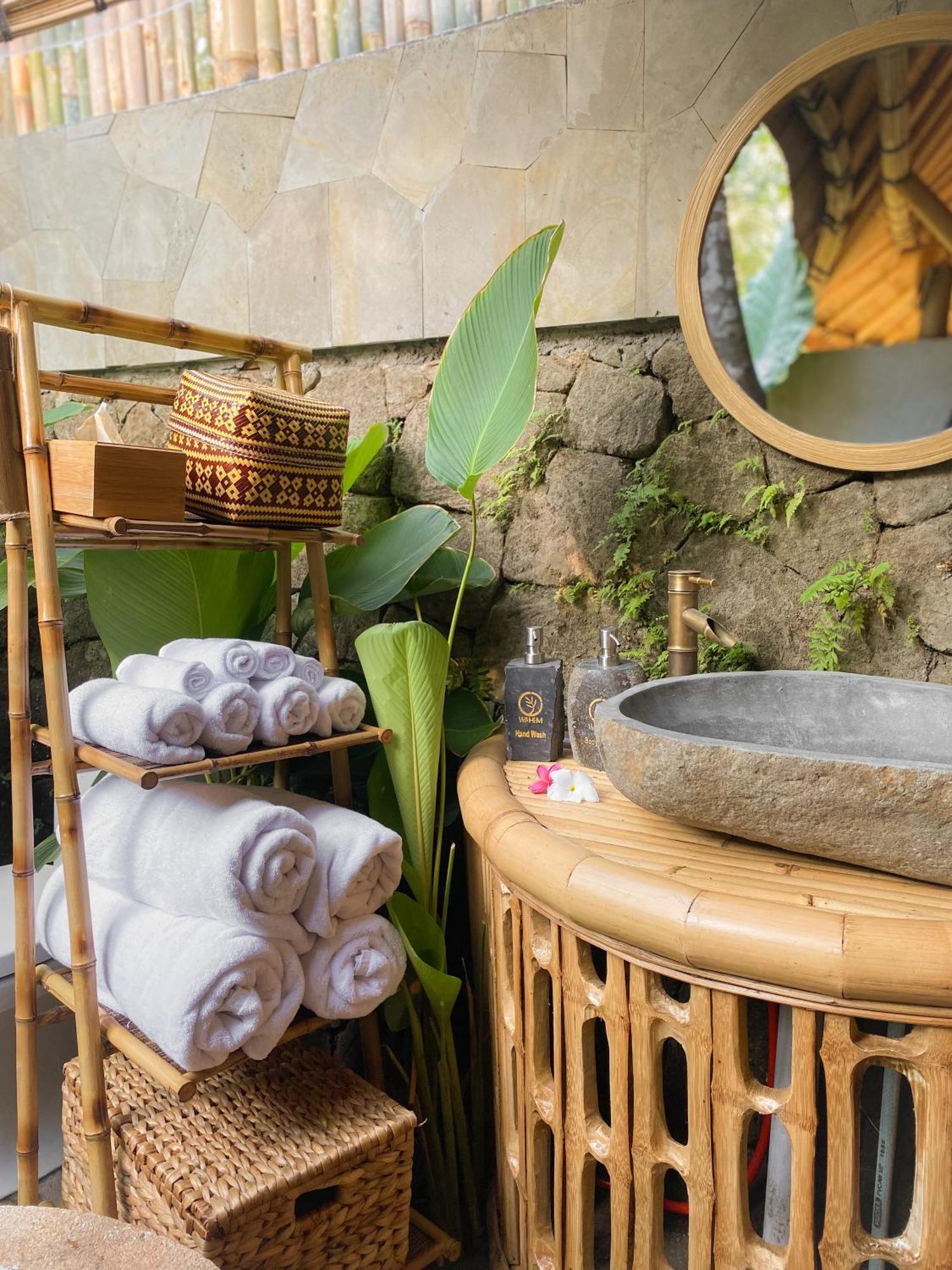 Wahem Eco Bamboo - Magical Bamboo House Ubud Bali 빌라 외부 사진