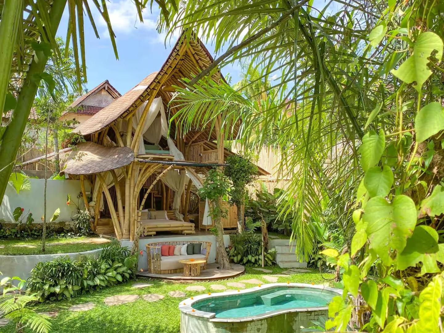 Wahem Eco Bamboo - Magical Bamboo House Ubud Bali 빌라 외부 사진