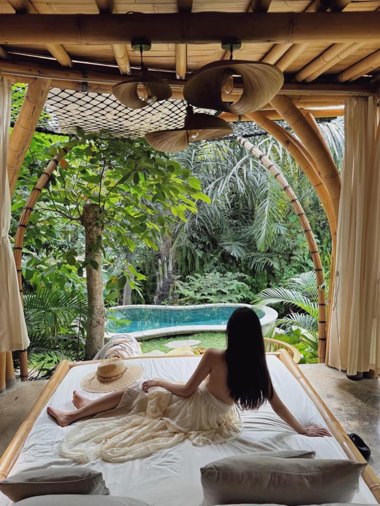 Wahem Eco Bamboo - Magical Bamboo House Ubud Bali 빌라 외부 사진
